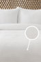 L'essentiel linge de maison Juego de cama de piqué Waffle - Blanco